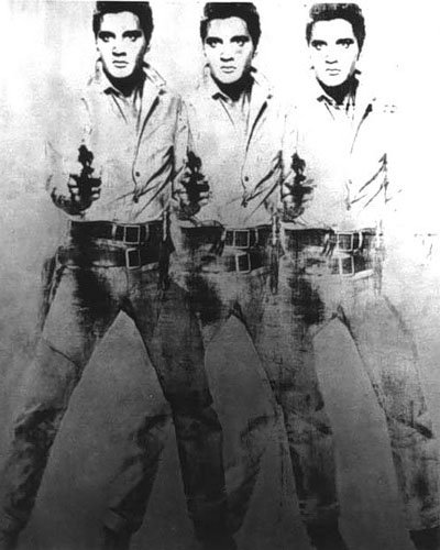 Энди Уорхол. Картина Triple Elvis