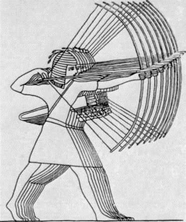 Стрелки. Рисунок с древнеегипетского рельефа