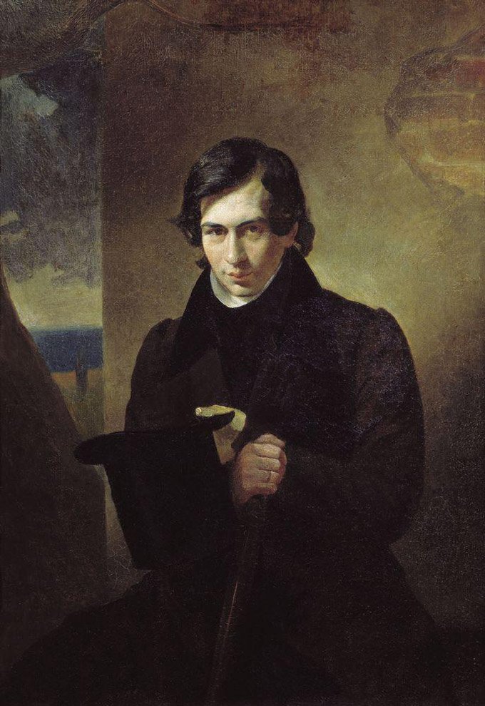 Портрет писателя Н. В. Кукольника.