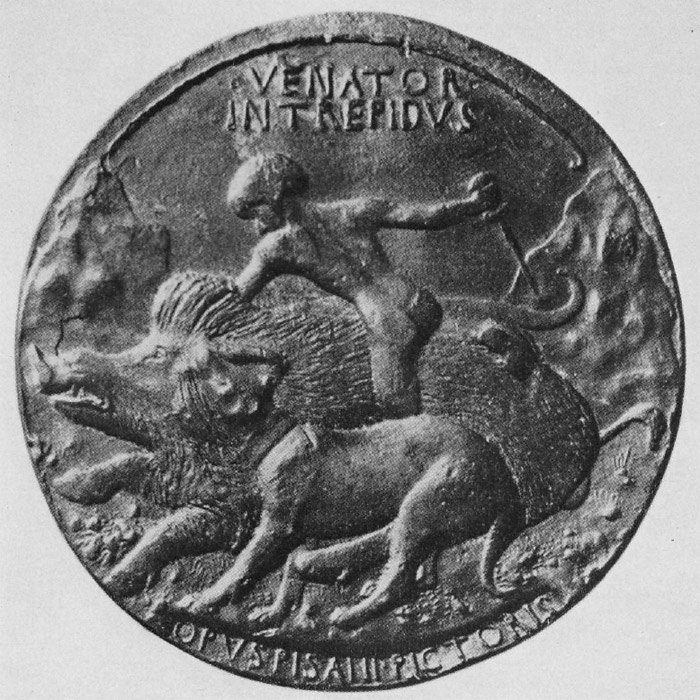 Антонио Пизанелло - медаль Альфонсо V Арагонского. Реверс