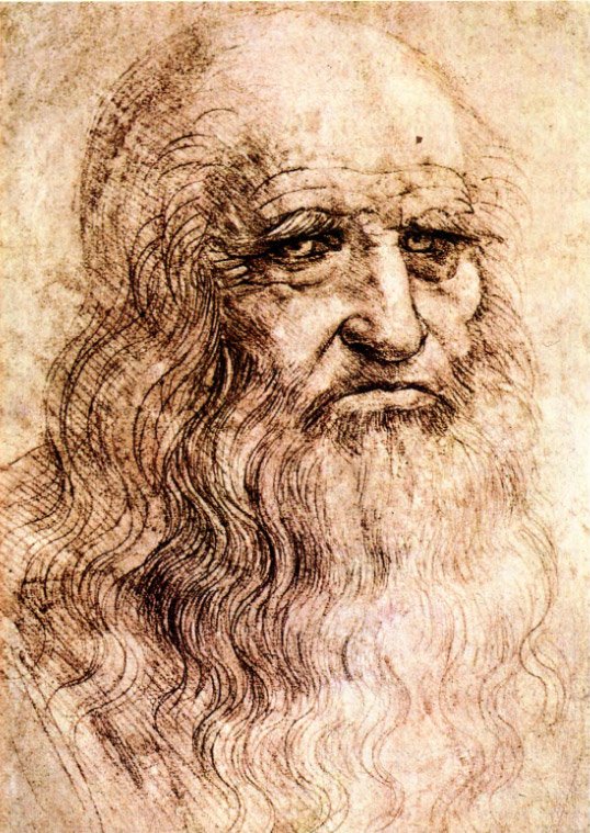 Леонардо да Винчи, автопортрет