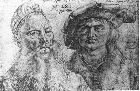 А. Дюрер, портрет П. Топлера и М. Пфинцига