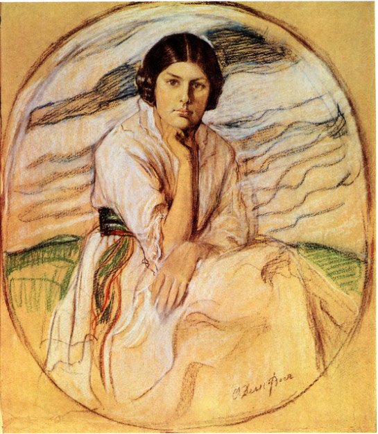Дела вос Кардовская, женский портрет