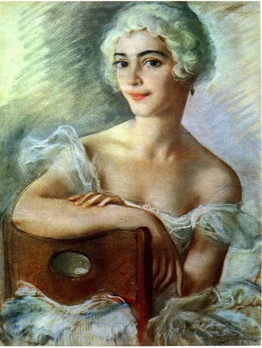 З. Е. Серебрякова, портрет Е. Н. Гейденрейх