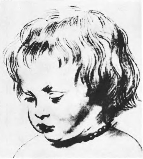 П. П. Рубенс, рисунок головы ребёнка