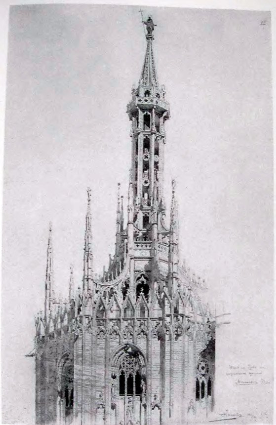Ф. Чагин. Милан. Башня собора