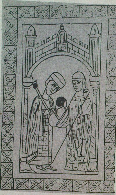 Папа Пасхалий II вручает Генриху V царскую утварь
